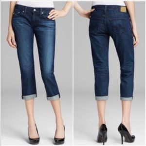AG The Tomboy Crop Relaxed Straight Jeans Size 27